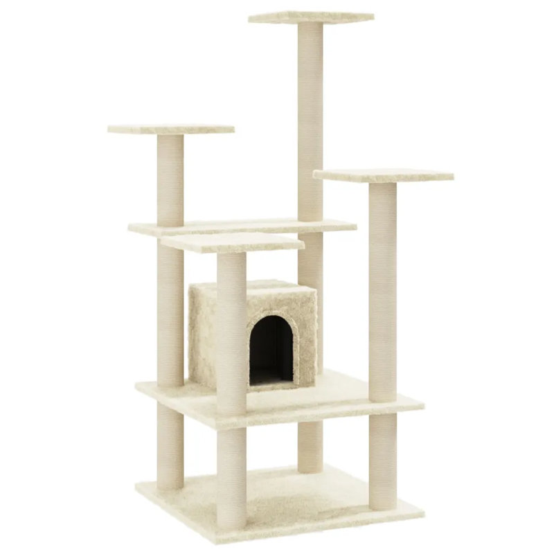 110cm Sechura Cat Tree, Cream
