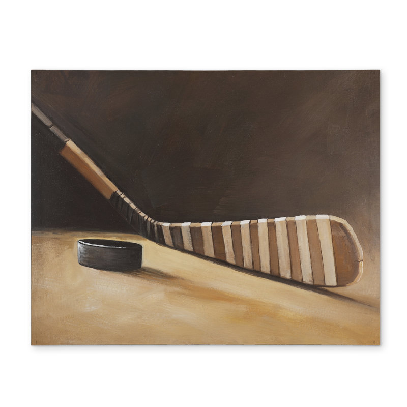 Napperon Stick and Hockey Puck