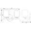 Éclairage de meuble-lavabo à intensité variable Steelville-550360945