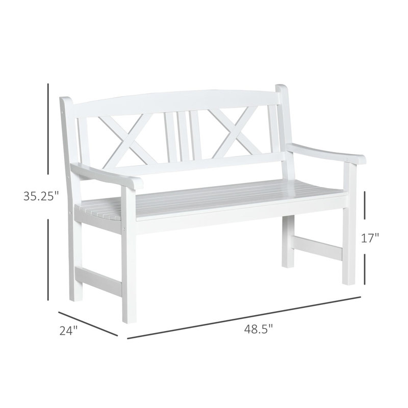 Banc d'extérieur de style nordique