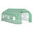 Outsunny 11.5' X 10' X 7' Walk-In Greenhouse, Tunnel Green House With Zippered Mesh Door And 6 Mesh Windows, Gardening Plant Hot House With Galvanized Steel Frame, Green