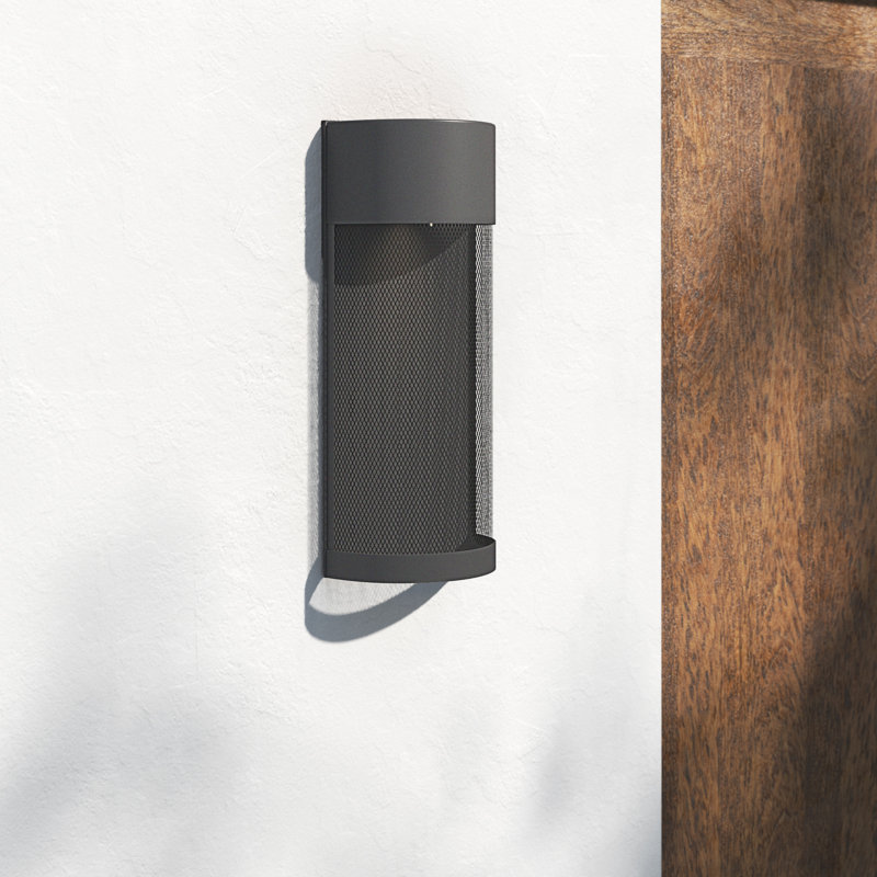 Derek Aluminum 17.25'' H X 7.5'' W Outdoor Wall Light, Buckeye Bronze, Halogen