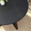  Round Dining Table: Pedestal Metal Frame, Space-Saving Industrial Style-455599320-459539850