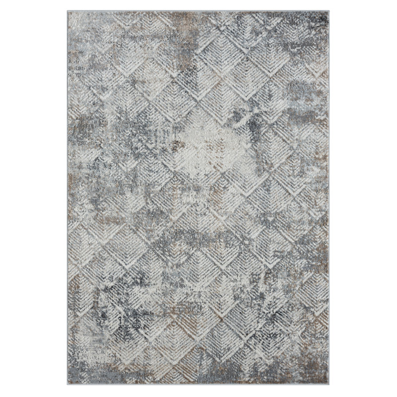 Hazel cream Rug, Rectangle 160 x 230cm