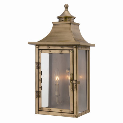 Lanterne murale d'extérieur à 2 ampoules H 19,75 po Dillion