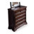 Dark Walnut Solid Wood Accent Cabinet