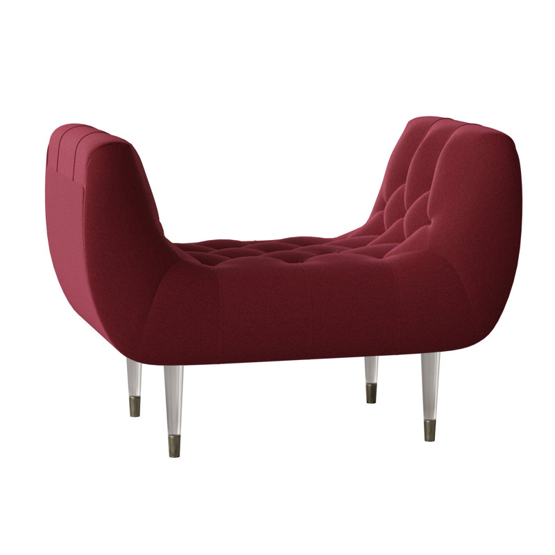 Capri Upholstered Bench, Margaret Lipstick