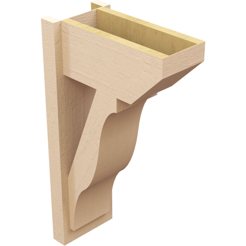 Bois de cèdre brut Funston Slat, H 28 po x l 8 po x P 16 po