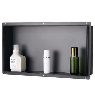 Shower Niche 13 x 25 x 4 inch Frameless Recessed Shelf Stainless Steel