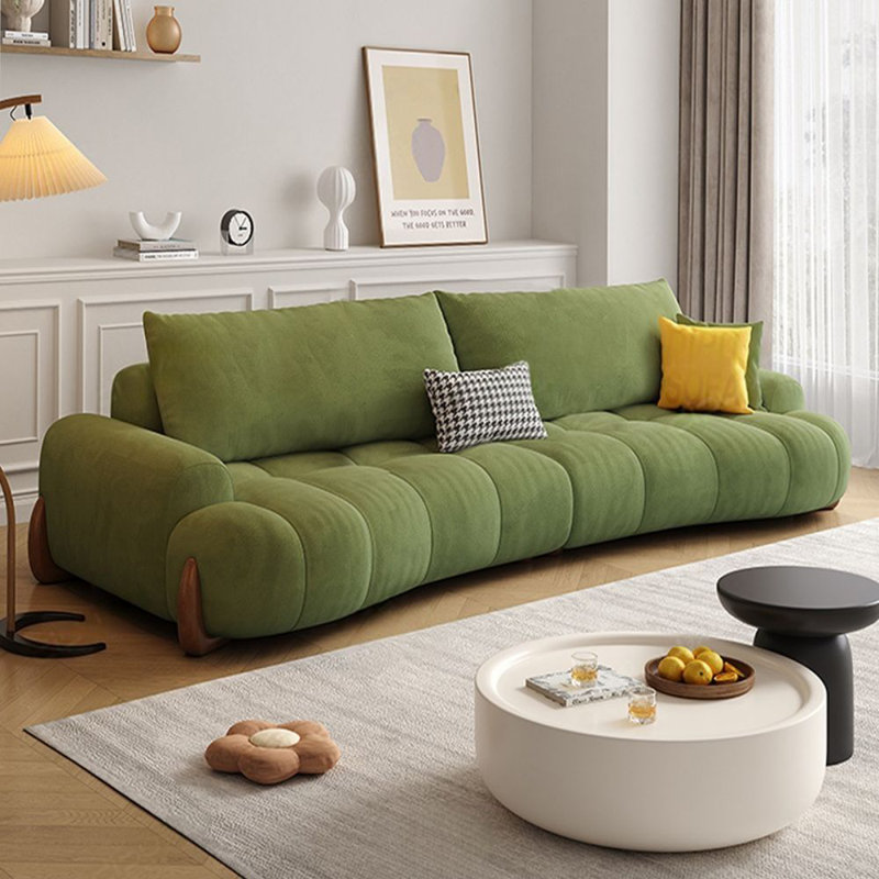 Green Polyester Modular Sofa