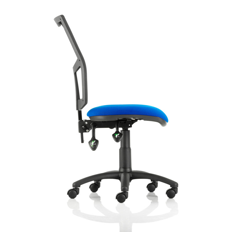Eclipse Office Chair, Without Arm, Blue