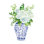 Chinoiserie Hydrangea I by Mercedes Lopez Charro UV-Resistant Painting Print