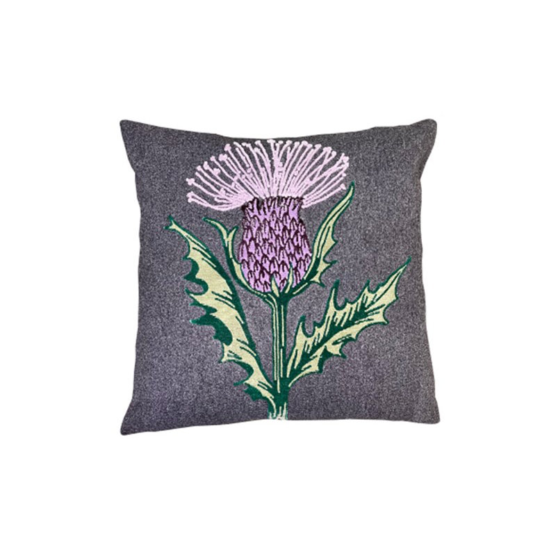 Tarnby Abstract Grey Sqaure Throw Cushion