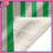 Green White Vertical Stripes Blankets-123584878