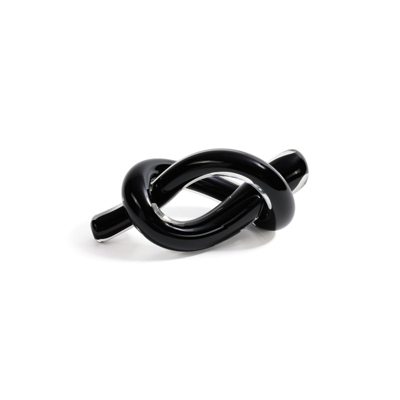 Presse-papier en verre obsidienne, Petit - 6,25 po