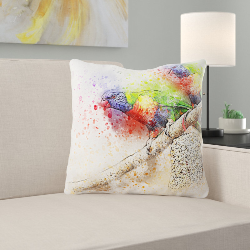 Housse et insert de coussin extérieur Woodford Bird, Microsuède, Intérieur