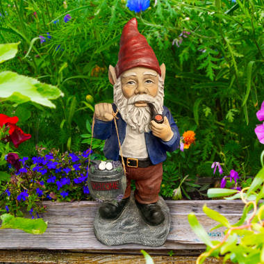Hi-Line Gift Ltd. Gnome Holding Lantern Garden Statue & Reviews