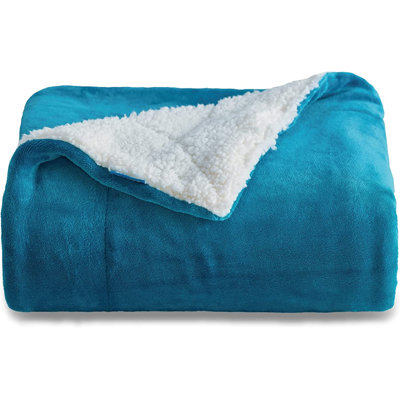 Sherpa Fleece Blanket Throw