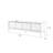 Modern Gold Manufactured Wood TV Stands-1544493900