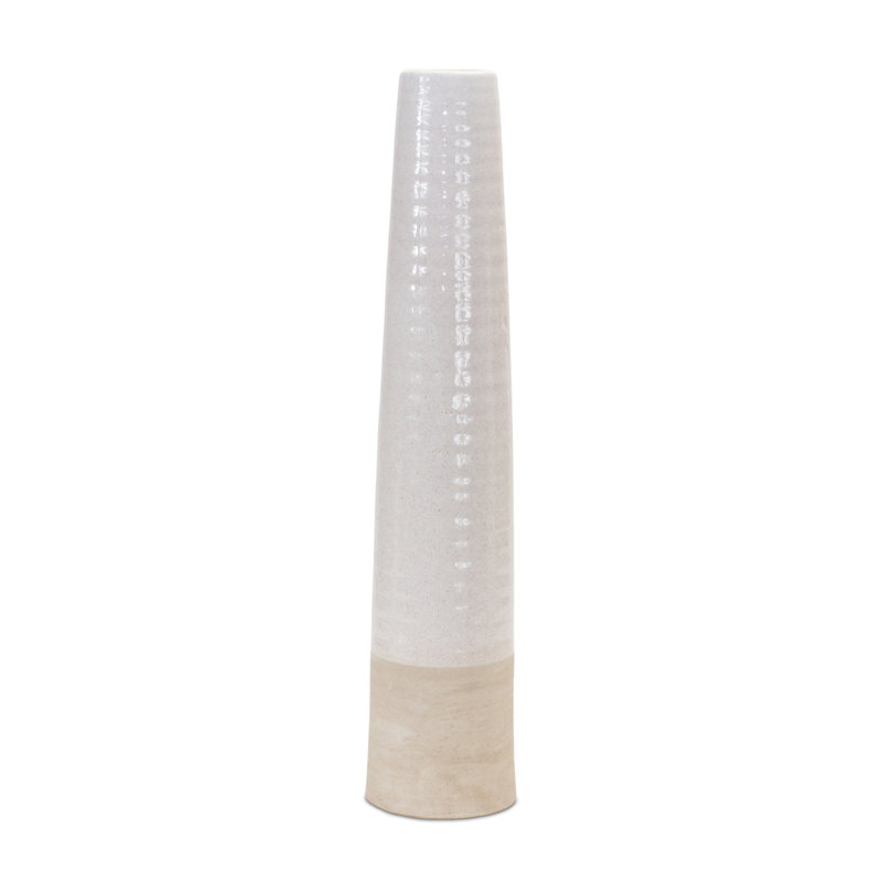 Vase de sol en grès Alvar, H 23,5 po x l 5 po x P 5 po