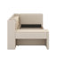 Lit de jour simple tapissier avec tiroirs, tablettes, armoires rabattables et table d'appoint-1845014460