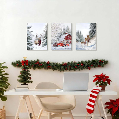 3 Piece Wrapped Canvas Print