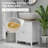 Kleankin Bathroom Vanity Cabinet With U-Shape And Adjustable Shelf, Space-Saving Under Sink Storage Solution
