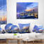 Coussin lombaire panoramique cityscape hong kong city