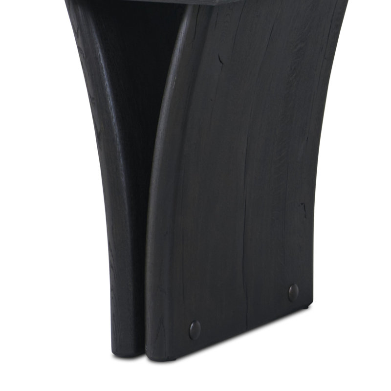 Belrose Marcon Dining Table, Dark Espresso Reclaimed French Oak