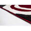 Tapis abstrait rouge / noir / blanc Collingwood-774699512