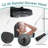 Modern Minimalist Concealed Shower System 2-function Set - Solid Brass Control Valve, Abs Overhead & Handheld Shower With Self-cleaning Silicone Nozzles