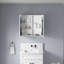 Pharmacie pour salle de bain avec miroir à bords biseautés 30 po x l 26 po-106342849
