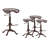 Set Of 2 Rustic Industrial Farmhouse Tractor Seat Adjustable Bar stool Industrial Bar Chair-107445470-107445440