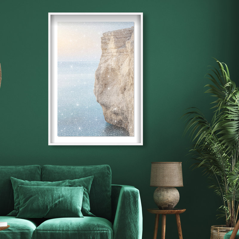 Rocky Edge III Print by Oliver Gal, 31.5"H x 46.5"W, White Shadowbox
