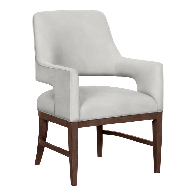 Chaise avec accoudoirs Josie Grande, Noyer, 2033 chameau