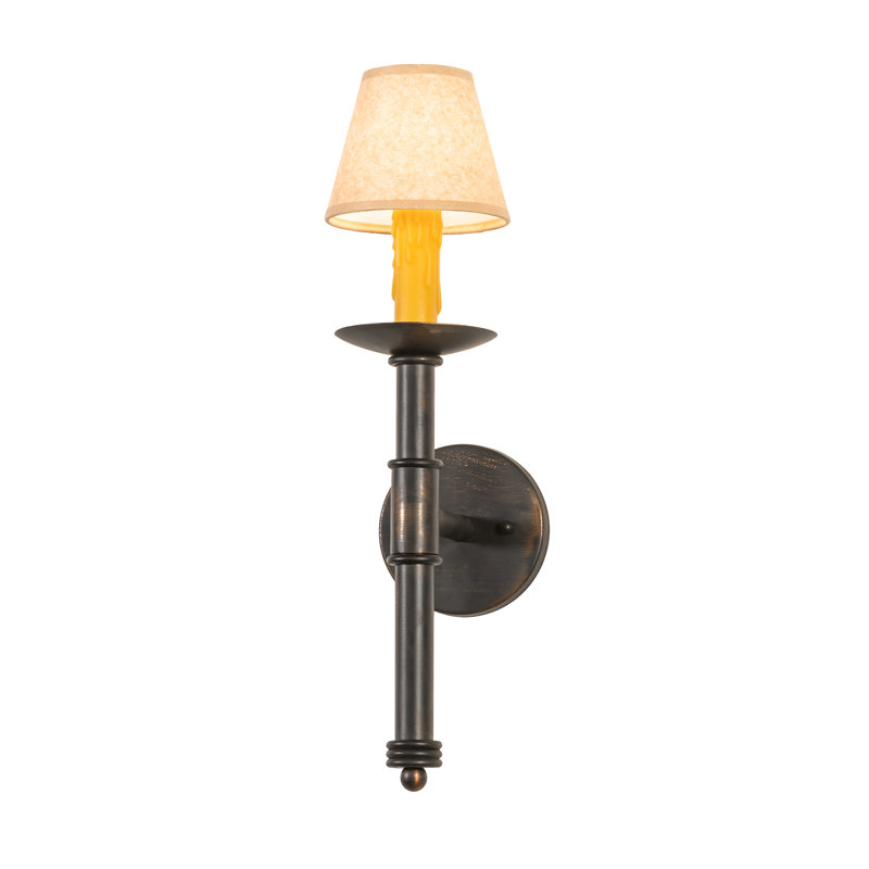 Amada Steel Candle Wall Light