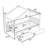 Atonio Twin Storage Canopy Bed with Drawers-567088763