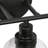 Leire 3 - Light Dimmable Modern Black Bathroom Vanity Light