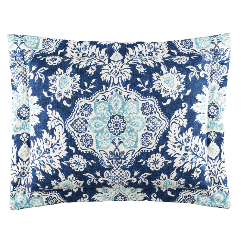 Taie décorative en coton Belmont Harbor, Standard