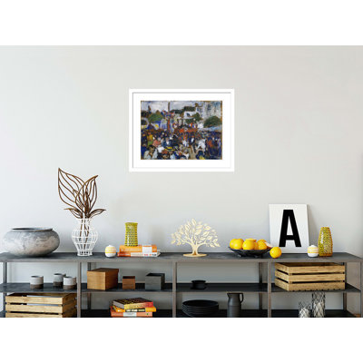 The Fourteenth of July by Pablo Picasso -Framed Giclee Print