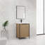 Meuble-lavabo autoportant avec lavabo en résine