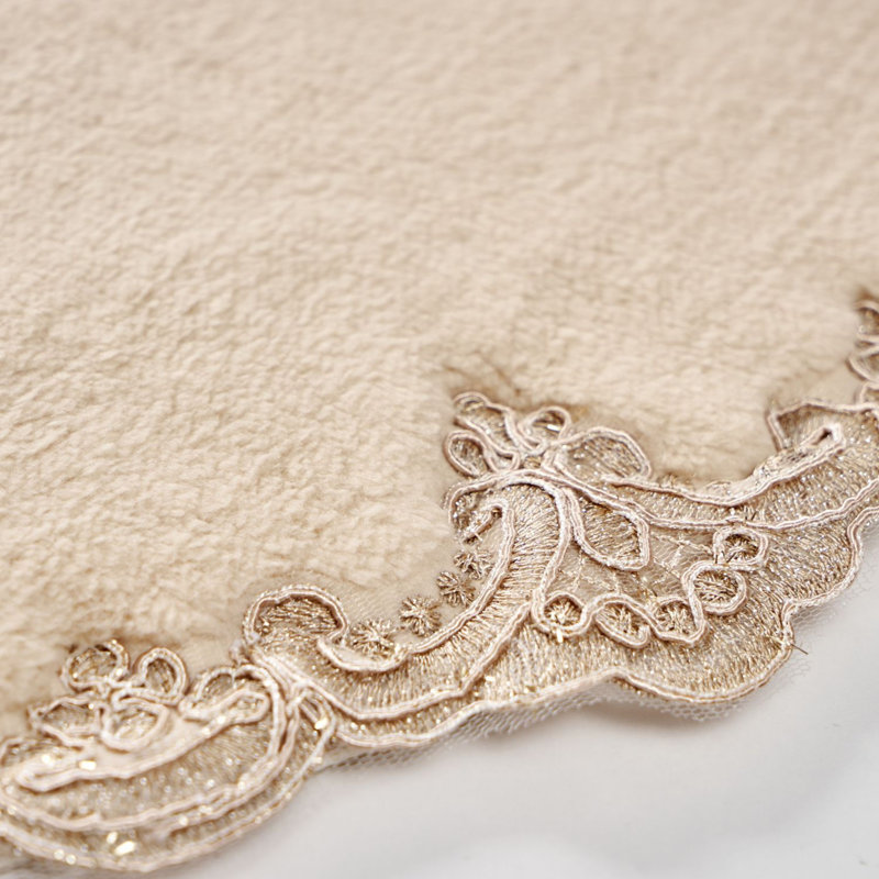 Ensemble de tapis de bain de luxe (2 pièces), 19,7 po x 23,6 po et 23,6 po x 39,4 po | 100% polyester, 1500 g / m², velours de 0,6 po | Dessous antidérapant, antibactérien, facile à nettoyer, lavable à la machine