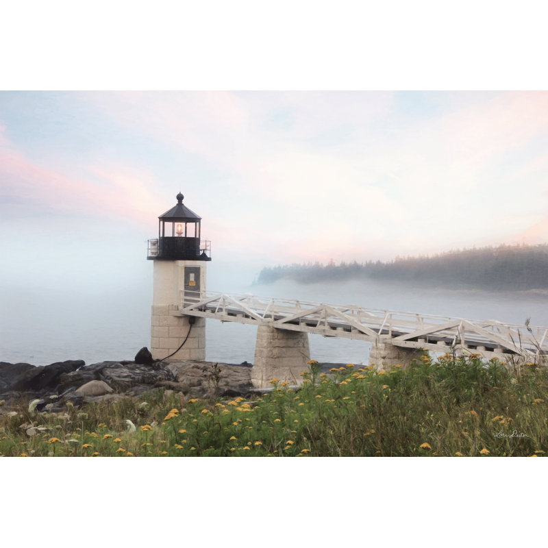 Phare de Marshall Point - Peinture, H 8 po x l 12 po, No, Wrapped Canvas