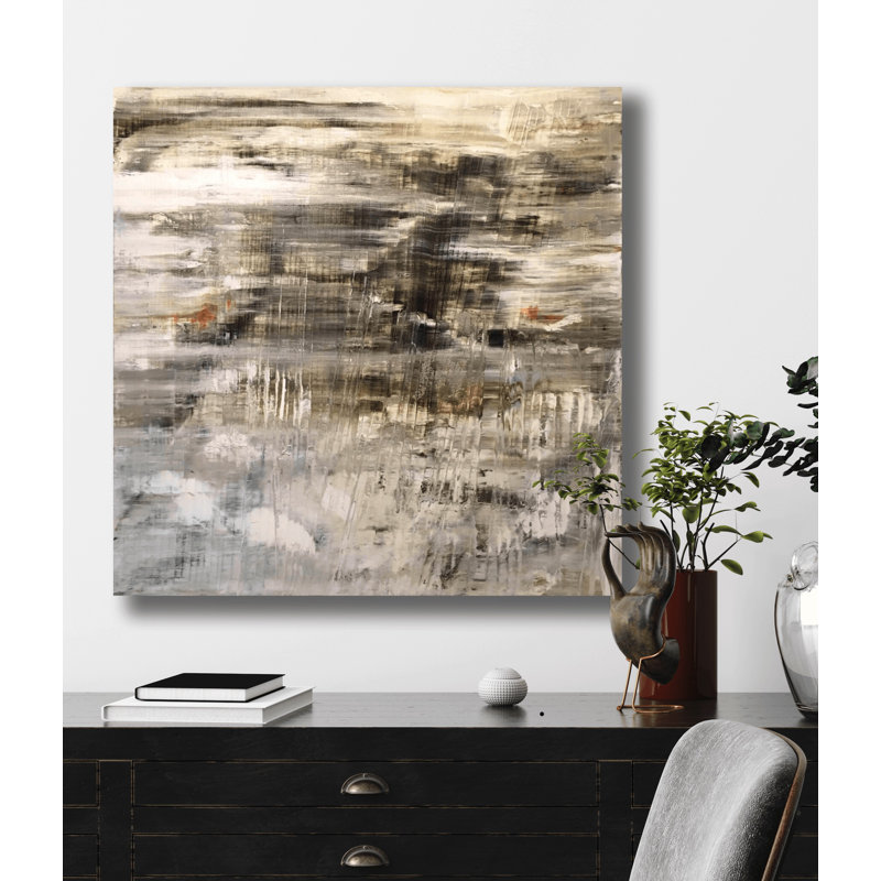 Armada - reproduction d'art sur toile, H 21,5 po x l 21,5 po x P 1,75 po, Toile avec cadre brun