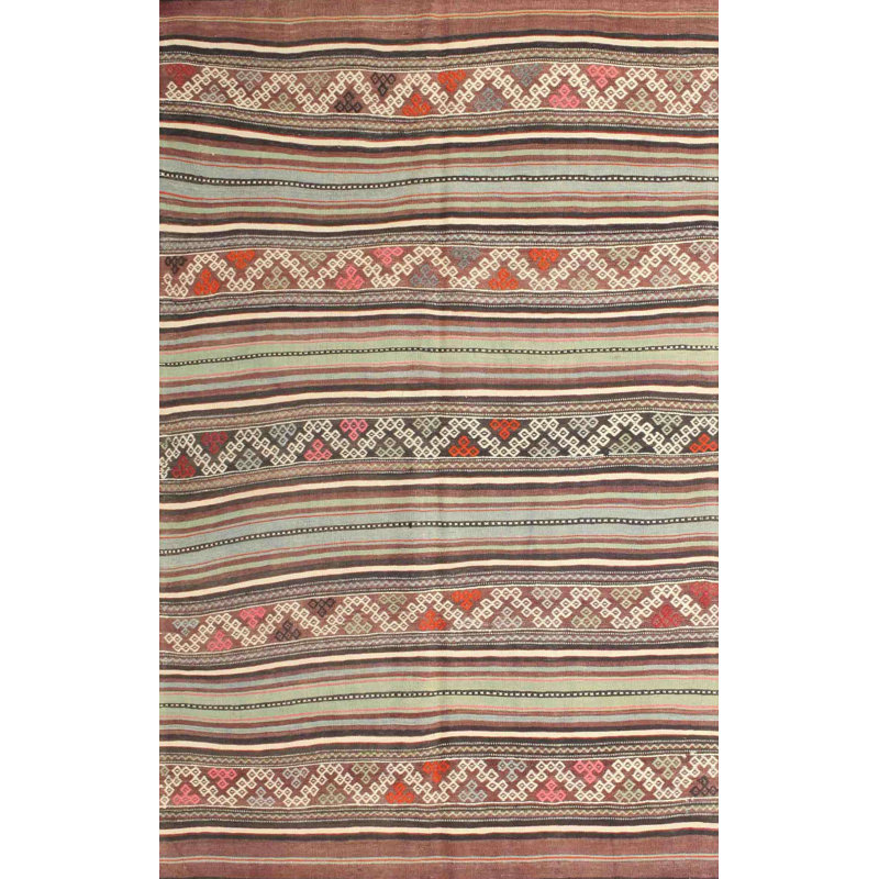 Tapis brun contemporain, Rectangle 2 pi x 3 pi