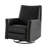 Jerseyville Transitional Leather Swivel Rocker Manual Recliner-2130623081