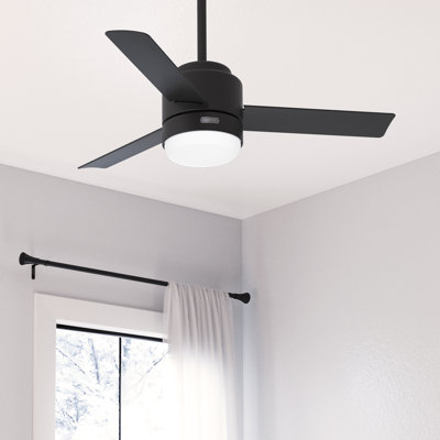 Ventilateur de plafond 44 po à 3 pales avec ensemble d'éclairage à DEL et télécommande à main 44 po Gilmour