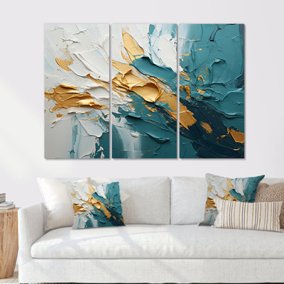Lailah - ensemble d'art mural vagues côtières