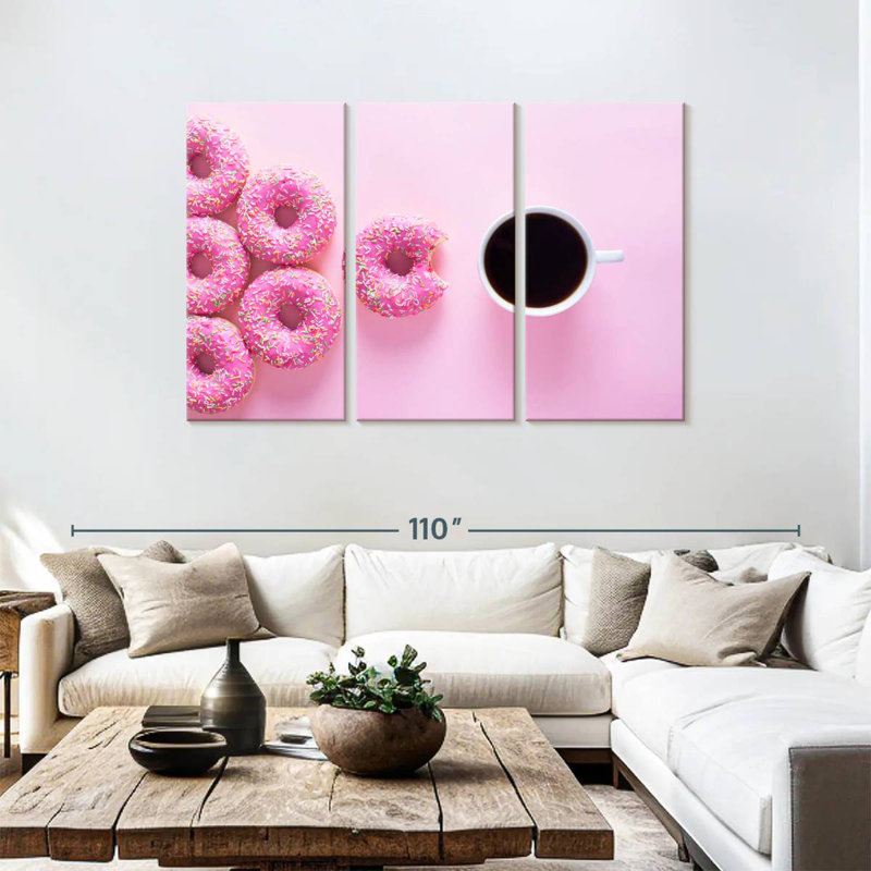 Yarlin Doughnuts And Coffee, 48" H x 74" W