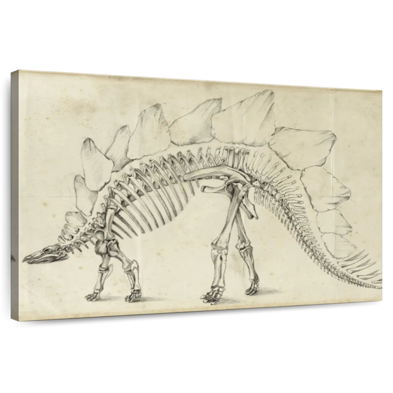 Brampt Dinosaur Study III, H 34 po x l 51 po